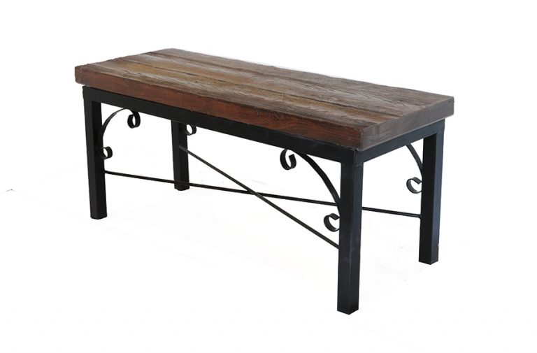 Muebles de forja y piedra para jardín · piedra artificial Mengual