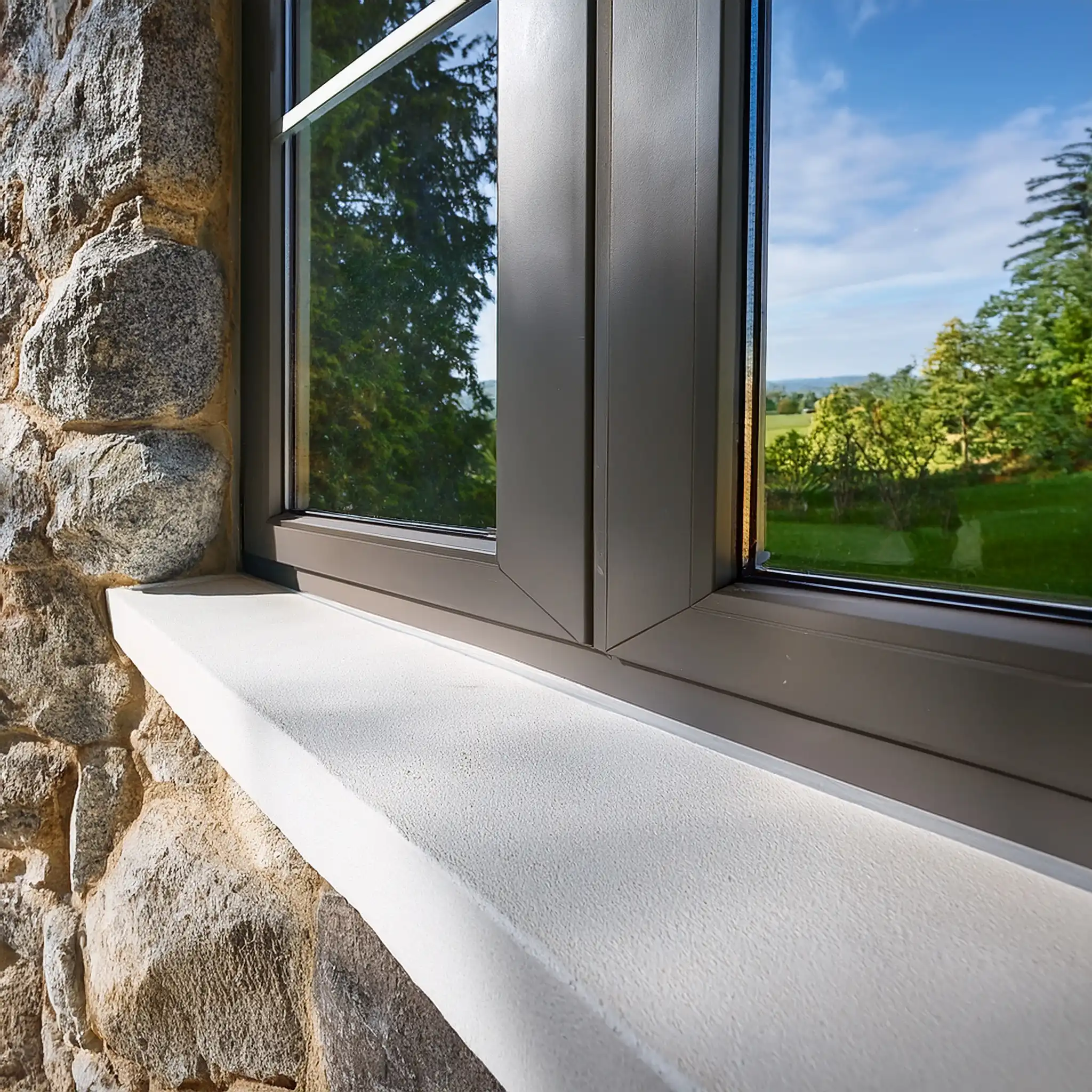 Recercado de ventanas y vierteaguas