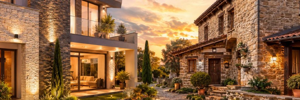 Top 5 estilos de fachadas con piedra artificial para casas modernas y rústicas